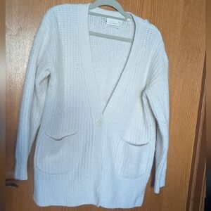 Anthropologie Soft Cream Cardigan